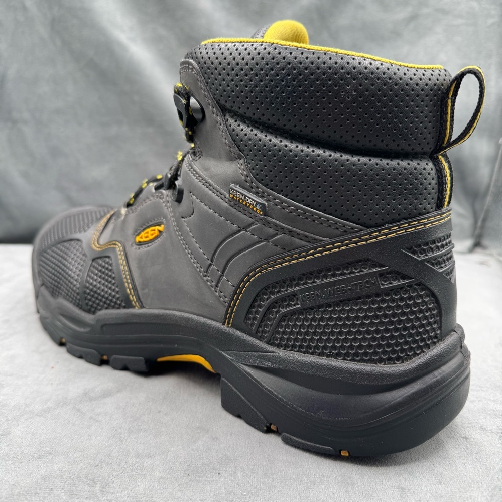 KEEN Utility Logandale 6” WP Men’s 13D Raven Black Soft‎ Toe Work Boots - Picture 6 of 16